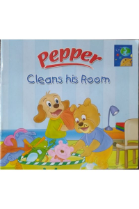 pepper cleans his room